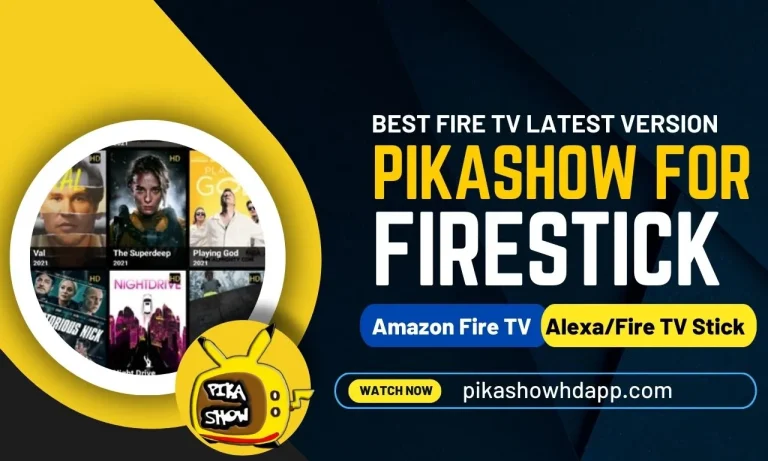Pikashow for Firestick Download (Amazon FireTV/Alexa) 2024