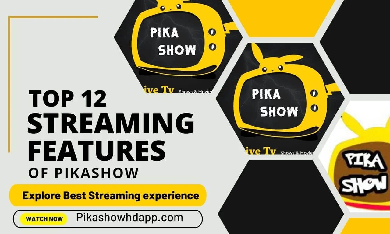 Top 12 Streaming Features of Pikashow