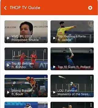 Watch IPL Free on ThopTV